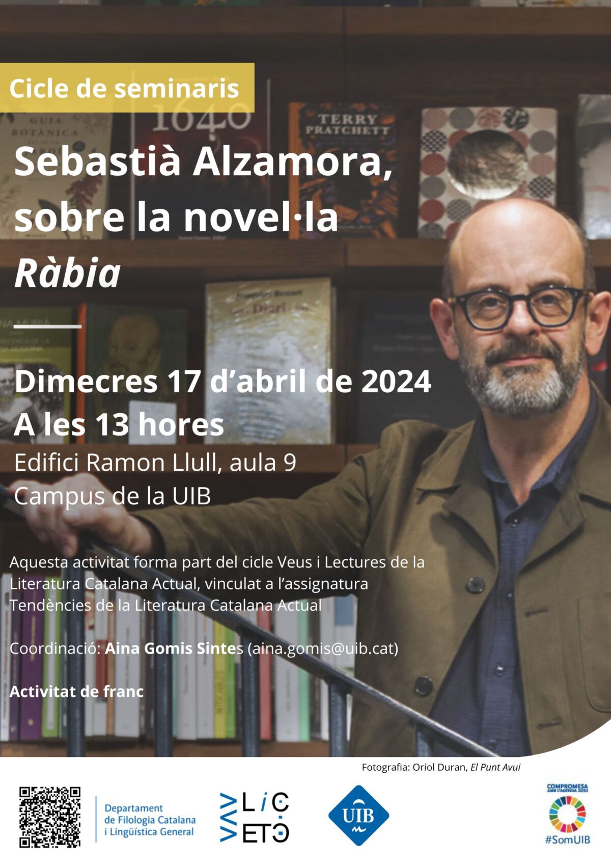 Cicle de seminaris “Veus i lectures de la literatura catalana actual”